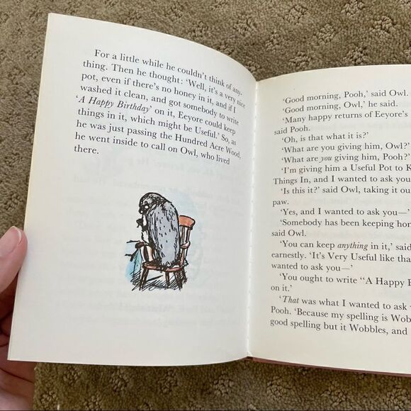 Vintage 1975 Eeyore has a Birthday Kid’s Book by A.A. Milne/ Shepard - Picture 6 of 11